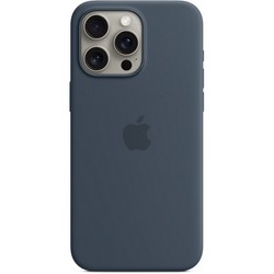 Чехол Apple iPhone 15 Pro Max Silicone Case with MagSafe - Storm Blue