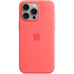Чехол Apple iPhone 15 Pro Max Silicone Case with MagSafe - Guava