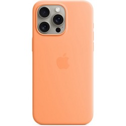Чехол Apple iPhone 15 Pro Max Silicone Case with MagSafe - Orange Sorbet