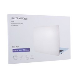 Защитный чехол-накладка HardShell Case для Apple MacBook Air 13 (2018/2019/2020г.г.) A1932/A2179/A2337 (M1) матовая прозрачная