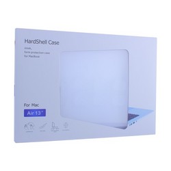 Защитный чехол-накладка HardShell Case для Apple MacBook Air 13 (2010-2017г.г.) A1466/A1369 матовая прозрачная