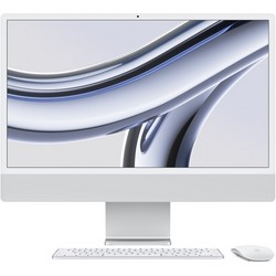 Моноблок Apple iMac 24" Retina 4,5K 2023 (Apple M3, 10-Core GPU, 8 Гб, 256 Гб SSD) MQRJ3, серебристый