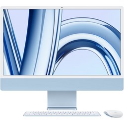 Моноблок Apple iMac 24" Retina 4,5K 2023 (Apple M3, 10-Core GPU, 8 Гб, 256 Гб SSD) MQRQ3, синий