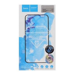 Стекло защитное Hoco (A34) Твердость 9H для iPhone 15 Pro (6.1&quot;) 0.3mm Black