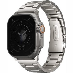 Браслет Uniq Osta Steel для Apple Watch 49/45/44/42 мм, серебристый