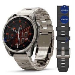 Умные часы Garmin Fenix 8 47mm Amoled Sapphire Titanium Graphite 010-02904-40