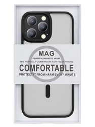 Чехол-накладка MOSBROS Eushield Magnetic Series Iphone 15 Pro Max (6.7&quot;) Black