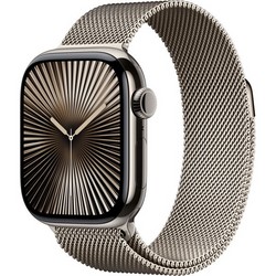 Умные часы Apple Watch Series 10 GPS + Cellular 42mm Natural Titanium Milanese Loop