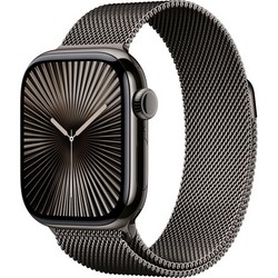 Умные часы Apple Watch Series 10 GPS + Cellular 42mm Slate Titanium Milanese Loop