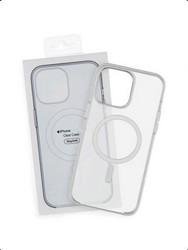 Чехол пластиковый Clear case Magsafe с анимацией для iPhone 16 Pro (6.3") Прозрачный