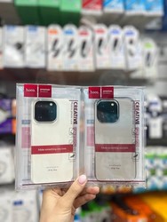 Чехол силиконовый Hoco Light Series для iPhone 16 Pro Max (6.9&quot;) тонкий TPU 0,8mm Прозрачный