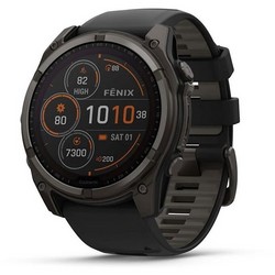 Умные часы Garmin Fenix 8 51mm Solar Sapphire Titanium Carbon Gray 010-02907-11