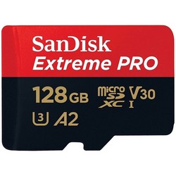 Карта памяти microSDXC SanDisk 128GB Class 10 UHS-I A2 C10 V30 U3 Extreme Pro