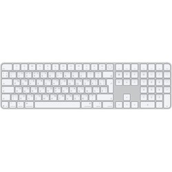 Беспроводная клавиатура Apple Magic Keyboard с Touch ID и цифровой панелью (USB-C), белый