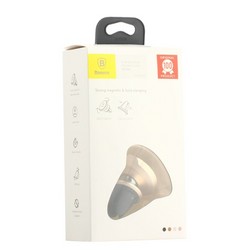Автомобильный держатель Baseus Small Ears Series Magnetic suction Bracket магнитный универсальный в решетку SUER-A0V Золотой