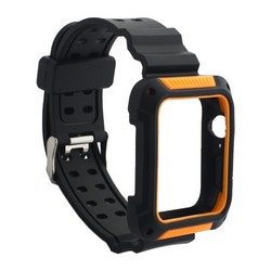 Ремешок COTECi W39 Integrated Movement Band (WH5268-BO) для Apple Watch 44мм/ 42мм Черно-Оранжевый