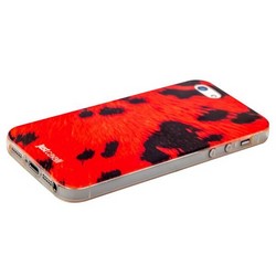 Чехол-накладка UV-print для iPhone SE/ 5S/ 5 силикон (шкурки животных) тип 59