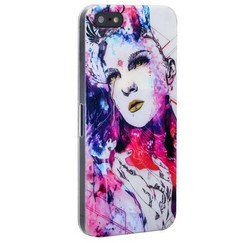Чехол-накладка UV-print для iPhone SE/ 5S/ 5 пластик (арт) тип 154