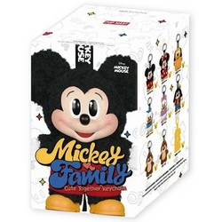 Pop Mart Labubu Mickey Family Cute Together Keychain Series Blind Box