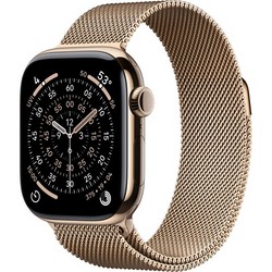 Умные часы Apple Watch Series 11, 42 mm, Gold Titanium Milanese Loop Умные часы Apple Watch Series 11, 42 mm, Gold Titanium Milanese Loop