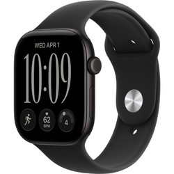 Умные часы Apple Watch Series 12 46mm GPS Black Aluminum Case with Black Sport Band SM/ML