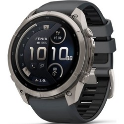 Умные часы Garmin Fenix 9 Pro inReach 51mm Amoled Sapphire Titanium with Graphite/Black Silicone Band (010-04337-21)