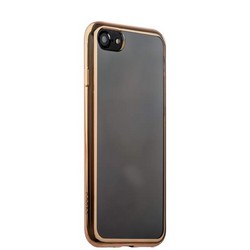 Чехол-накладка силикон Deppa Gel Plus Case D-85256 для iPhone SE (2020г.)/ 8/ 7 (4.7) 0.9мм Золотистый глянцевый борт