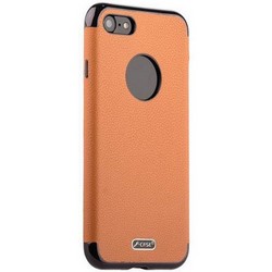 Чехол-накладка силиконовый J-case Jack Series (с магнитом) для iPhone SE (2020г.)/ 8/ 7 (4.7") Светло-коричневый