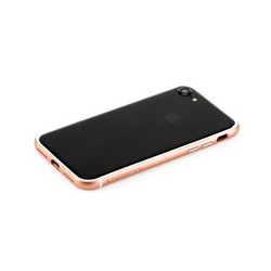 Бампер поликарбонат с силиконом Totu Evoque Series для Apple iPhone SE (2020г.)/ 8/ 7 (4.7") Розовое золото