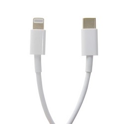 USB дата-кабель Type-C - Lightning для iPhone 11 Pro Max/ 11 Pro/ 11 (1.0м) foxconn
