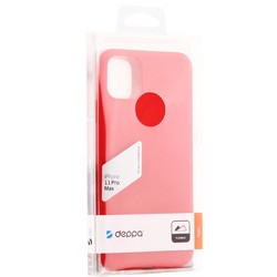 Чехол-накладка силикон Deppa Gel Color Case Basic D-87233 для iPhone 11 Pro Max (6.5") 0.8мм Красный