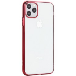 Чехол-накладка пластиковый X-Level для iPhone 11 Pro Max (6.5") Красный глянцевый борт
