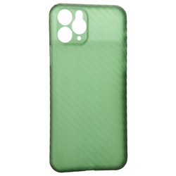 Чехол-накладка карбоновая KZDOO Air Carbon 0.45мм для Iphone 11 Pro (5.8") Зеленая