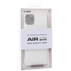 Чехол-накладка пластиковая KZDOO Air Skin 0.3мм для Iphone 11 Pro (5.8") Белая