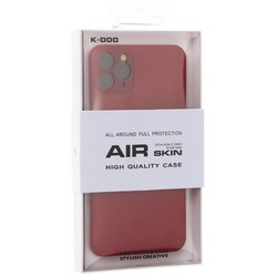 Чехол-накладка пластиковая KZDOO Air Skin 0.3мм для Iphone 11 Pro (5.8") Красная