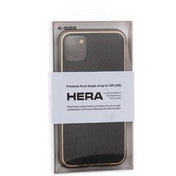 Чехол-накладка противоударная KZDOO Hera (Metal+TPU+PC) для Iphone 11 Pro (5.8") Золотисто-черный