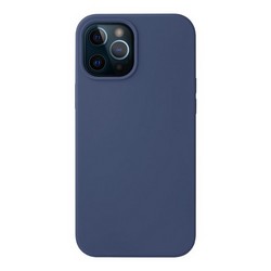 Чехол-накладка силикон Deppa Liquid Silicone Case D-87717 для iPhone 12 Pro Max (6.7&quot;) 1.7мм Синий
