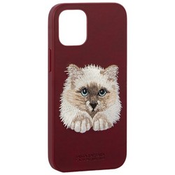 Накладка кожаная Club SAV Series для iPhone 12 mini (5.4&quot;) Cat-кот