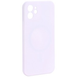 Чехол-накладка силиконовая J-case Creative Case Liquid Silica Magic Magnetic для iPhone 12 (6.1&quot;) Белый