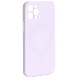Чехол-накладка силиконовая J-case Creative Case Liquid Silica Magic Magnetic для iPhone 12 Pro (6.1") Белый