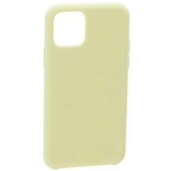 Накладка силиконовая MItrifON для iPhone 11 Pro Max (6.5") без логотипа Lemon cream Лимонный крем №51