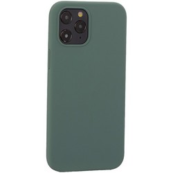 Накладка силиконовая MItrifON для iPhone 12 Pro Max (6.7") без логотипа Pine Green - Бриллиантово-зеленый № 58