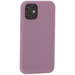 Накладка силиконовая MItrifON для iPhone 12 mini (5.4&quot;) без логотипа Dark Lilac Темно-сиреневый №61