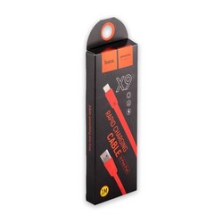 USB дата-кабель Hoco X9 High speed Lightning (1.0 м) Красный