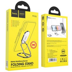 Держатель настольный Hoco Emma metal multifunctional folding Stand (PH36) для смартфонов Графитовый
