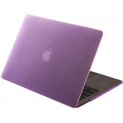 Защитный чехол-накладка HardShell Case для Apple MacBook New Pro 16" Touch Bar (2019г.) A2141 матовая Фиолетовая