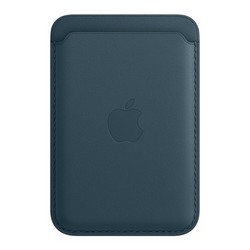 Кожаный чехол-бумажник Apple MagSafe для iPhone, Балтийский синий