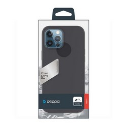 Чехол-накладка силикон Deppa Gel Color Case D-87755 для iPhone 12 Pro Max (6.7") 1.0мм Черный