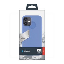 Чехол-накладка силикон Deppa Gel Color Case D-87762 для iPhone 12 mini (5.4") 1.0мм Синий