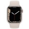 Умные часы Apple Watch Series 7 GPS, 41 мм, алюминий цвета «сияющая звезда», спортивный ремешок цвета «сияющая звезда» MKMY3 - фото 22303
